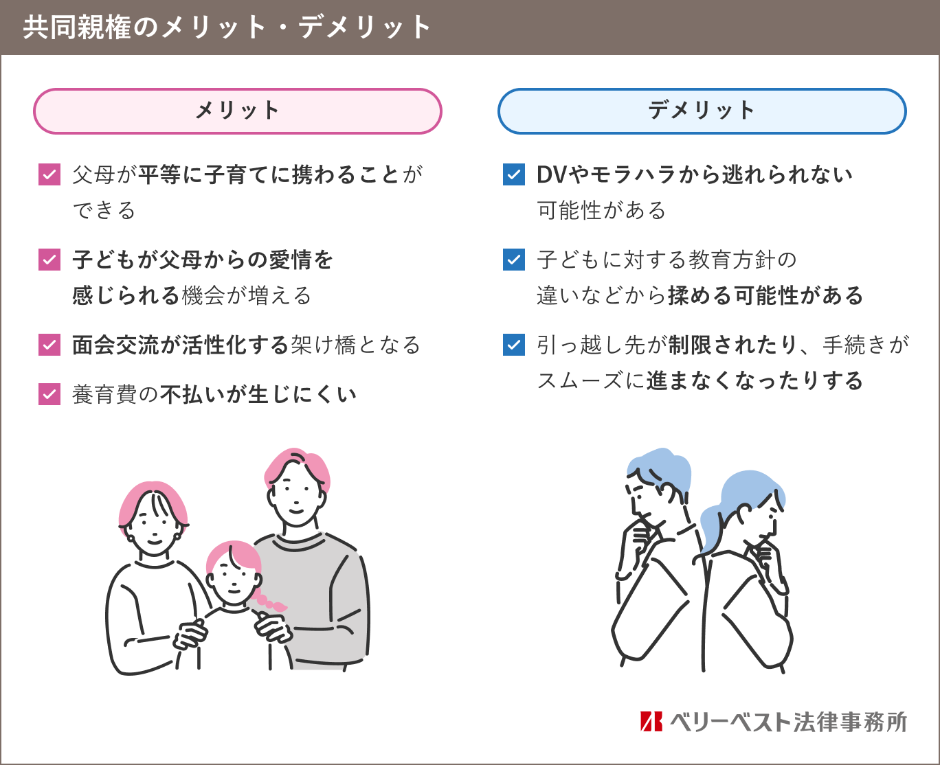 共同親権のメリット・デメリット